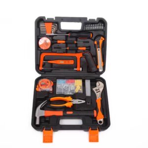90-Piece Home Tool Set – Basic DIY Hand Tool Kit with Storage Toolbox