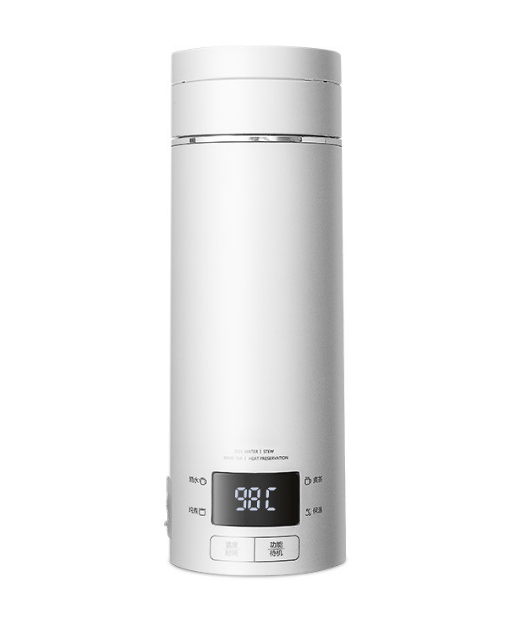 Portable Electric Hot Water Cup with Tea Infuser