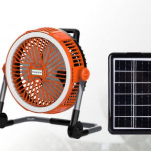 FS-208 10-Inch Multi-Function Rechargeable Solar Fan