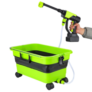 HydroBlast Car Wash Water Gun + Portable Bucket Kit