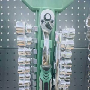 Universal Socket Wrench Set – 1/4", 3/8", 1/2" Cr-V Heavy Duty Ratchet Car Repair Kit