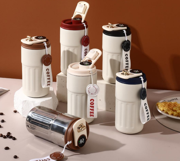 Temperature Display Coffee Cup