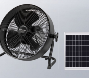FS-918 12-Inch Solar Rechargeable Floor Fan