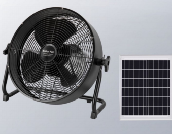 FS-918 12-Inch Solar Rechargeable Floor Fan