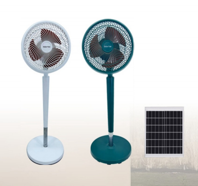 FS-378 10-Inch Solar Rechargeable Stand Fan