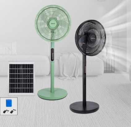 FS-328 16-Inch Solar Rechargeable Stand Fan