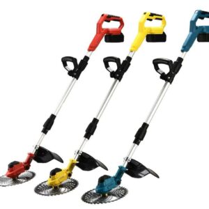 21V Cordless Electric Grass Trimmer / Brush Cutter with Circular Saw Blade