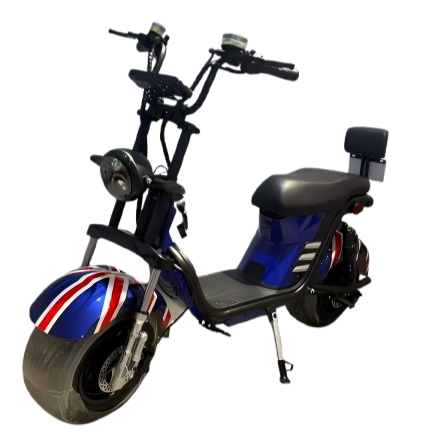 1000W Citycoco Harley-Style Electric Scooter with Union Jack Design