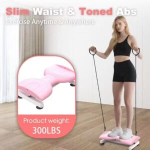 Waist Twister Exercise Board with Resistance Bands