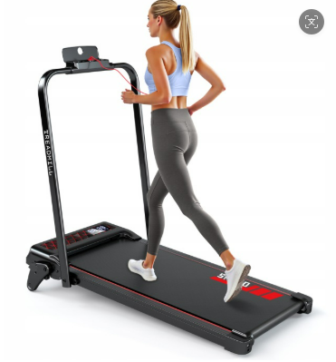 3-in-1 Folding Under Desk Treadmill with Incline & Handlebar
