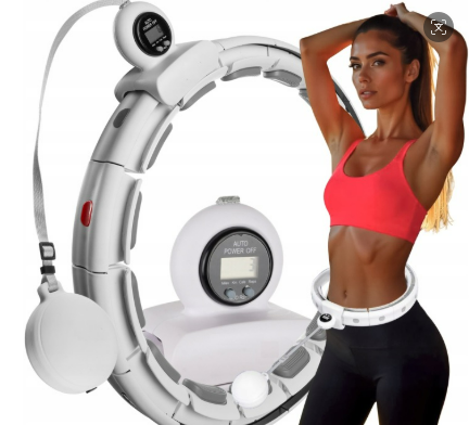 Smart Weighted Hula Hoop with Digital Counter & Massage Nodes