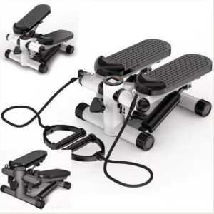 Mini Stair Stepper with Resistance Bands & LCD Monitor