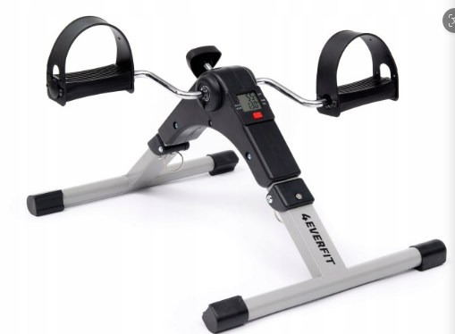 Folding Under Desk Pedal Exerciser with LCD Monitor