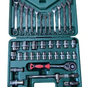 36-Piece Heavy Duty Multifunctional Wrench & Socket Set – Car Repair Ratchet Tool Kit