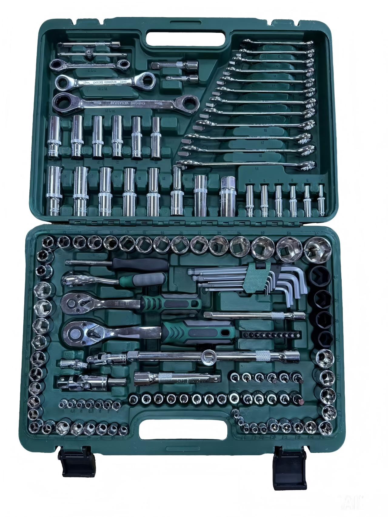 151-Piece Socket Wrench Tool Set – Multifunctional Auto Repair & Maintenance Tool Box