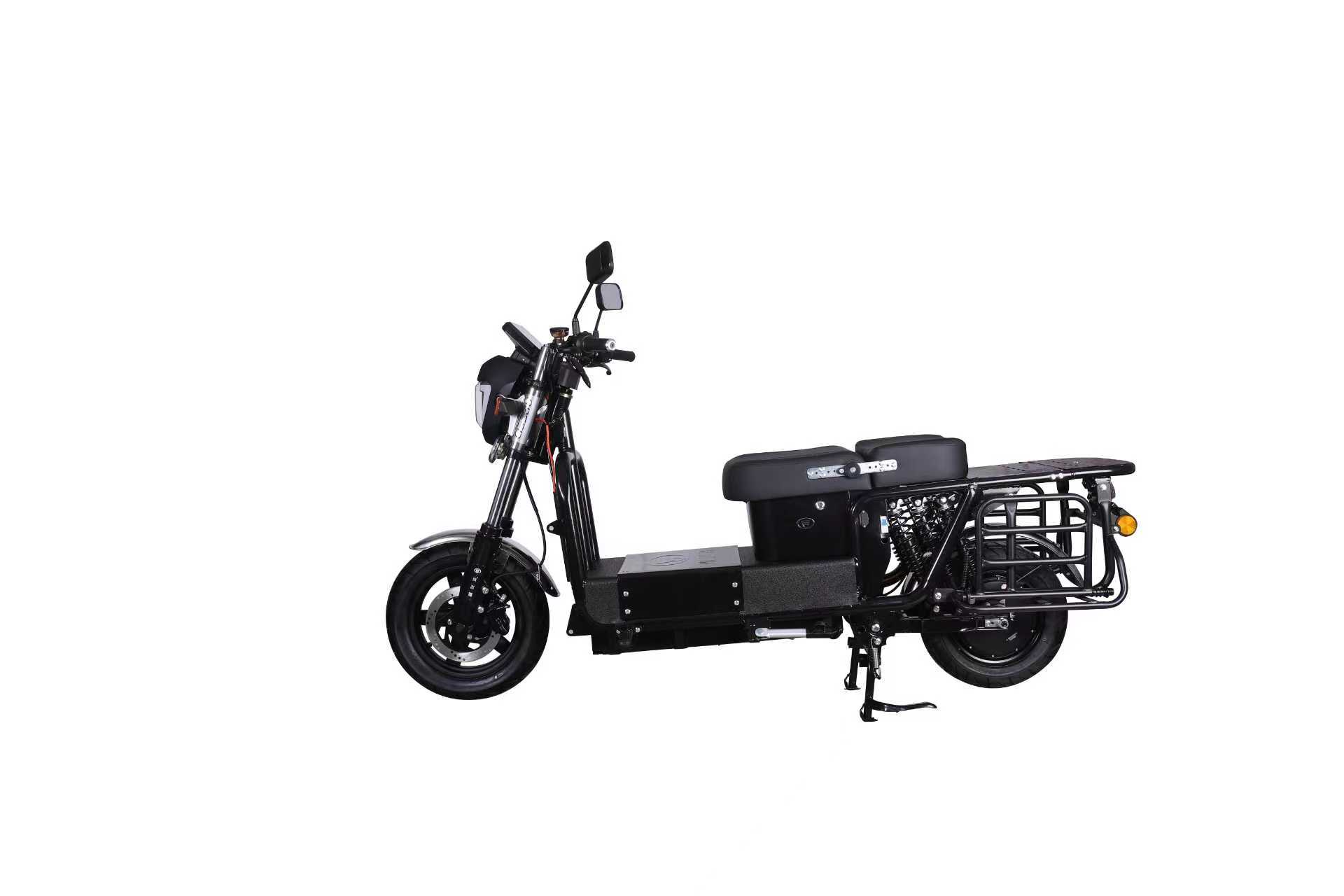 Black Delivery-Style Electric Scooter - Image 5