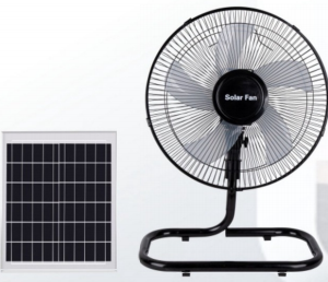 FS-288 16-Inch Solar Rechargeable Floor Fan