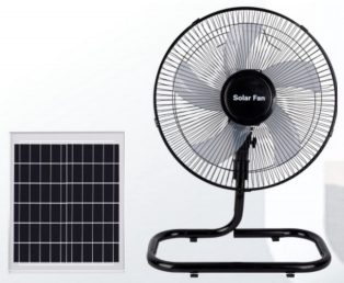 FS-288 16-Inch Solar Rechargeable Floor Fan