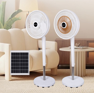 FS-398 12-Inch XIOMI Solar Rechargeable Stand Fan