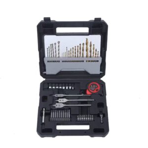 Impact Drill & Screwdriver Bit Set – Assorted Bits in Durable Case