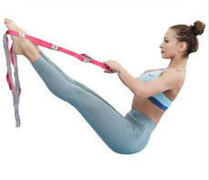 Durable Woven Stretch Bands for Yoga & Home Gym Workouts – Rose Red Resistance Band