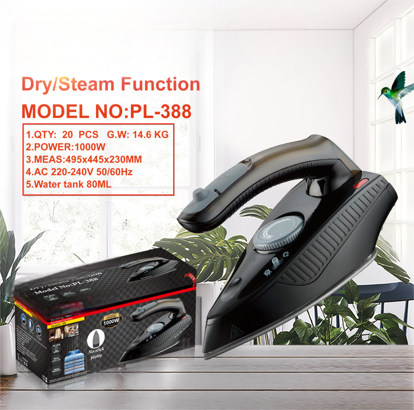 SteamMaster Pro Series Steam & Dry Iron — 1000W–2200W - Image 2