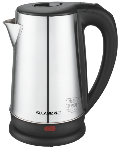 Electric Stainless Steel Kettle – 2.0L with Black Handle