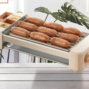 GrillMaster Compact Electric Hot Dog Roller Grill