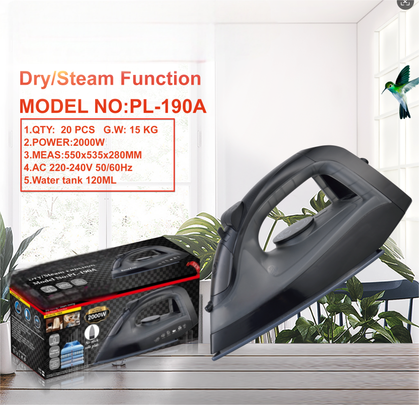 SteamMaster Pro Series Steam & Dry Iron — 1000W–2200W - Image 6