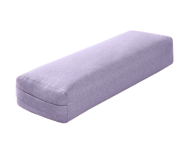 Professional Rectangular Yoga Bolster Cushion – Multi-Purpose Support Pillow with Carry Handle