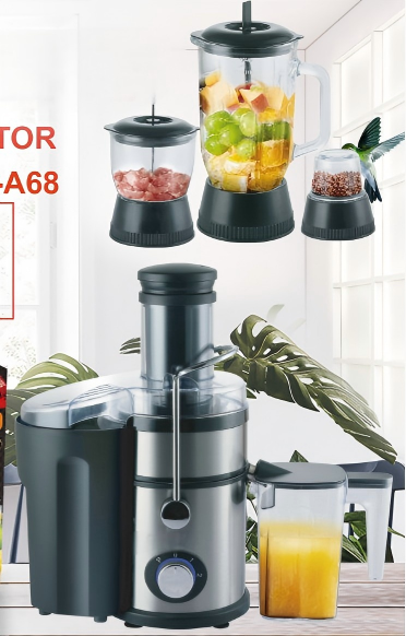 BlendMaster MM-A68 5-in-1 Multi-Function Juice Extractor & Blender — 1800W