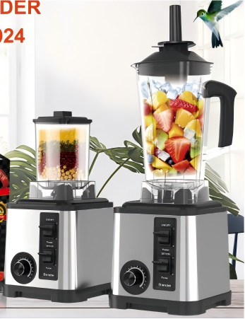 BlendMaster SC-2024 Commercial Blender & Grinder — 7500W