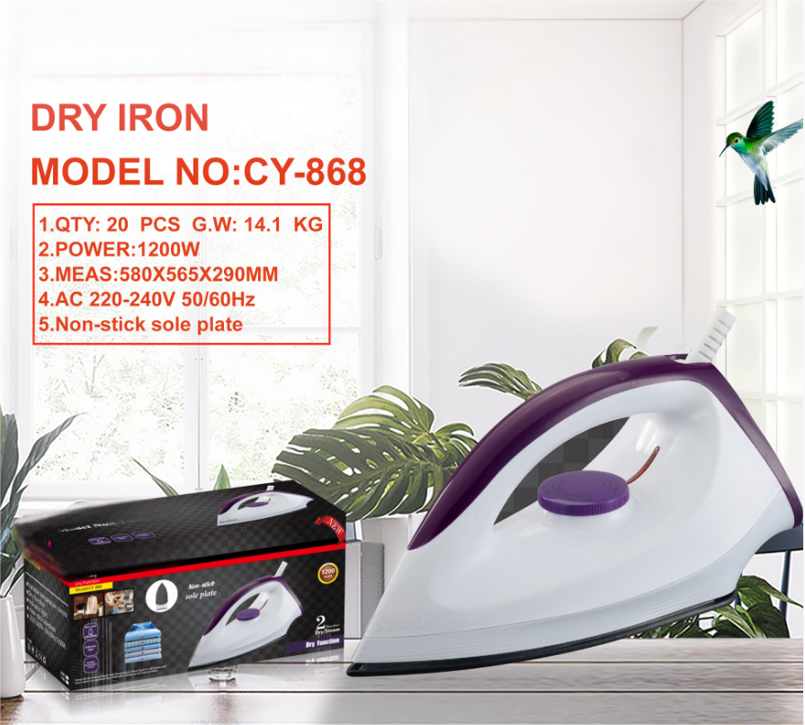 PressMaster Classic Dry Iron Series — 1000W–2000W