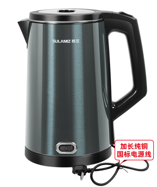 Premium Electric Kettle with Brushed Metallic Finish – 2 Colors