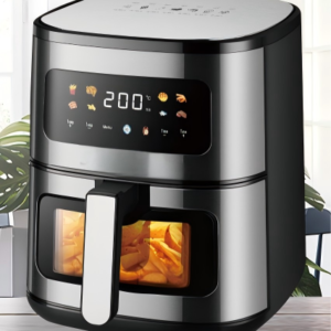 CrispMaster MS-3805DW 10L Digital Air Fryer with Viewing Window — 1500W