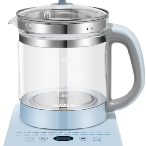 Multi-Function Glass Electric Kettle with Stainless Steel Accents – 1.8L