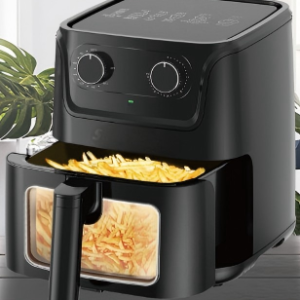 CrispMaster MK-12L 10L Air Fryer with Viewing Window — 1500W