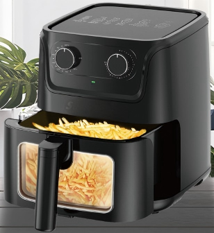CrispMaster MK-12L 10L Air Fryer with Viewing Window — 1500W