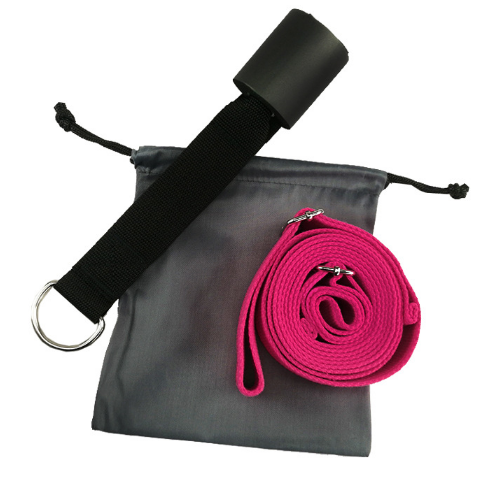 Leg Stretching Flexibility Strap with Door Anchor – Portable Leg Stretcher Trainer
