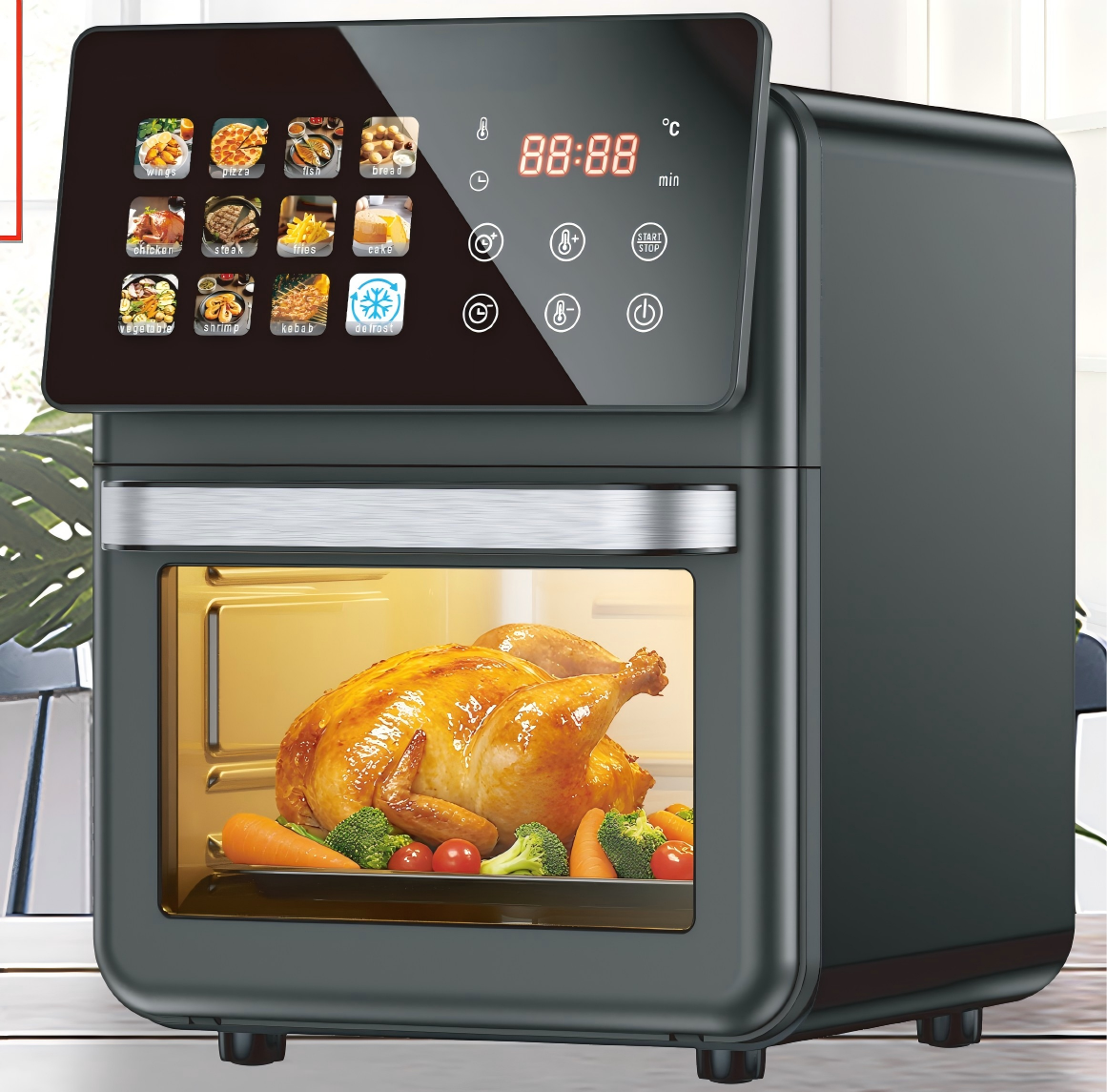 CrispMaster SC-421 18L Digital Air Fryer Oven — 2800W