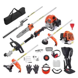 VEVOR 52cc 5-in-1 Gas-Powered Multi-Function Garden Tool Set